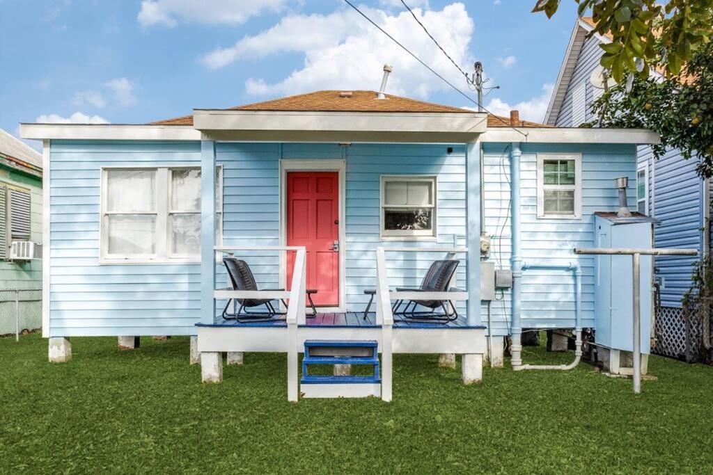 Cozy Sea Breeze Bungalow - 2 Mins To The Beach Galveston Exteriör bild